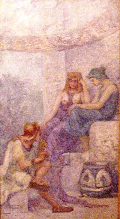 Storia della Musica, studio per la decorazione dell